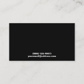 Carte De Visite Music Gold DJ (Dos)