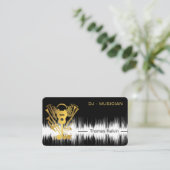 Carte De Visite Music Instruments Event Organizer DJs Player (Debout devant)