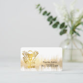 Carte De Visite Music Instruments Event Organizer DJs Player (Debout devant)
