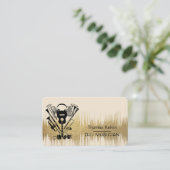 Carte De Visite Music Instruments Event Organizer DJs Player (Debout devant)