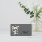 Carte De Visite Music Instruments Event Organizer DJs Player (Debout devant)