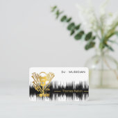 Carte De Visite Music Instruments Event Organizer DJs Player (Debout devant)