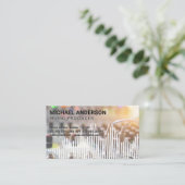 Carte De Visite Music Notes | Sound Board Mixer | Engineer (Debout devant)