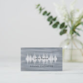 Carte De Visite Music Studio Professional Sound Engineer Minimal B (Debout devant)