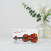 Carte De Visite Music Teacher (Debout devant)