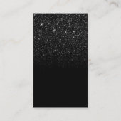 Carte De Visite Music Teacher Musical Clef Logo Black Parties scin (Dos)