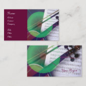 Carte de visite musical (Devant / Derrière)