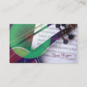 Carte de visite musical (Dos)