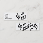 Carte de visite musical (Devant / Derrière)