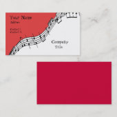 Carte de visite musical (Devant / Derrière)