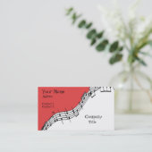 Carte de visite musical (Debout devant)