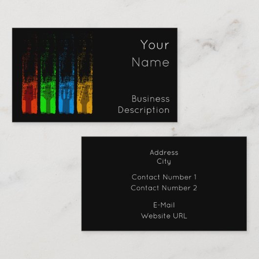 Carte de visite musical (Devant / Derrière)