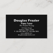 Carte de visite musical 2 (Dos)