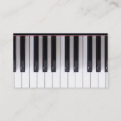 Carte de visite musical pour le site du violon (Dos)