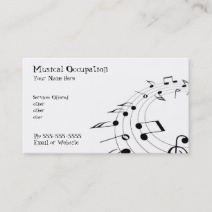 Carte de visite musicale