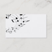 Carte de visite musicale (Dos)