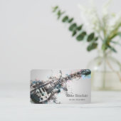 Carte de visite musicale de professeur de musique (Debout devant)