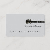 Carte de visite musicale pour un professeur de gui (Devant)