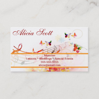 Carte De Visite Musician