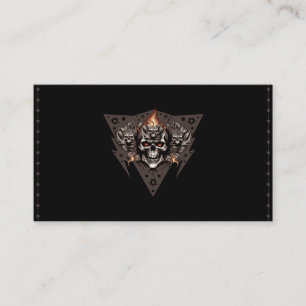 Carte De Visite Musician Rock Band Musique Industrie Guitare Leçon