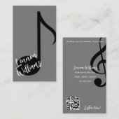 Carte de visite musicien (Devant / Derrière)