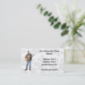 Carte De Visite Musicien (Debout devant)