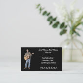 Carte De Visite Musicien (Debout devant)