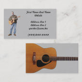 Carte De Visite Musicien (Devant / Derrière)