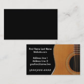 Carte De Visite Musicien (Devant / Derrière)