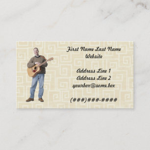 Carte De Visite Musicien