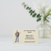 Carte De Visite Musicien (Debout devant)
