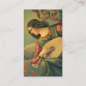 Carte De Visite Musicien d'ange par Melozzo da Forlì (Dos)