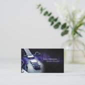 Carte De Visite Musicien de guitare (Debout devant)