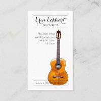 Musicien de guitare acoustique
