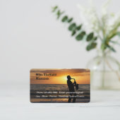 Carte De Visite Musicien de jazz pittoresque (Debout devant)