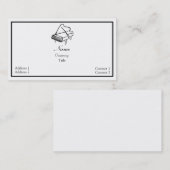 Carte De Visite Musicien de piano (Devant / Derrière)