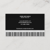 Carte De Visite Musicien de studio (Dos)