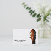 Carte De Visite Musicien Élégant (Debout devant)