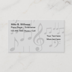 Carte De Visite Musicien et animateur
