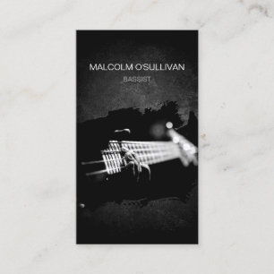 Carte De Visite Musicien guitariste de Baid Bass