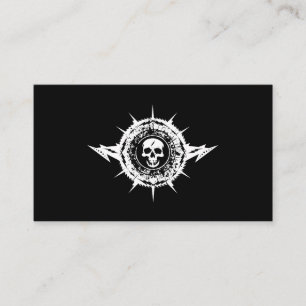 Carte De Visite Musicien Industrie Musicale Groupe de Rock Cours d