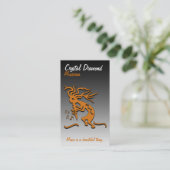 Carte De Visite Musicien Kokopelli (Debout devant)