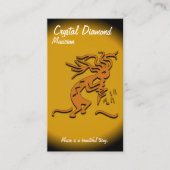 Carte De Visite Musicien Kokopelli (Devant)