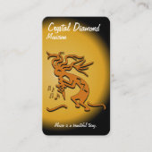 Carte De Visite Musicien Kokopelli (Devant)