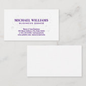 Carte De Visite Musicien | Notes musicales | Musique (Devant / Derrière)