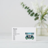 Carte De Visite Musiciens fous (Debout devant)