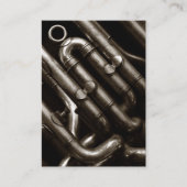 Carte De Visite Musiciens tuba (Devant)