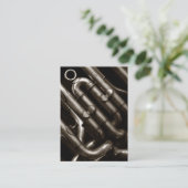 Carte De Visite Musiciens tuba (Debout devant)