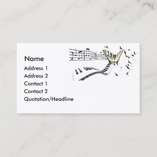 Carte De Visite Musiflutter (Devant)
