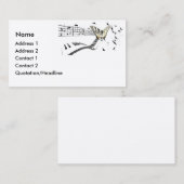 Carte De Visite Musiflutter (Devant / Derrière)